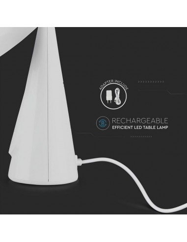 8670-Lampada LED a Specchio  con Adattatore Orientabile Colore Bianco  Dimmerabile-7