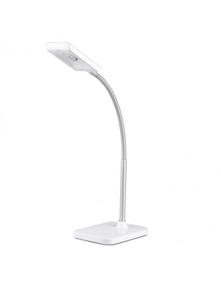 8671-Lampada LED da Tavolo  con Adattatore Orientabile Colore Bianco  Dimmerabile-1