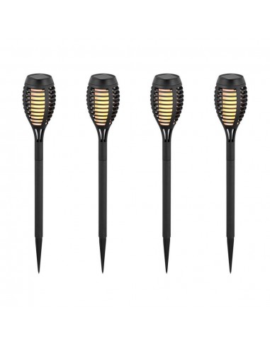8689-Lampada Solare LED a Forma di Torcia Effetto Fiamma   Confezione  pezzi-6