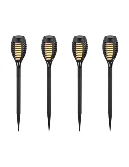 8689-Lampada Solare LED a Forma di Torcia Effetto Fiamma   Confezione  pezzi-6