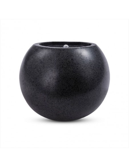 8690-Lampada LED da Muro Rotonda G Max  in Cemento Colore Grigio Scuro IP-1