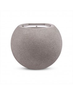 8691-Lampada LED da Muro Rotonda G Max  in Cemento Colore Grigio Chiaro IP-1