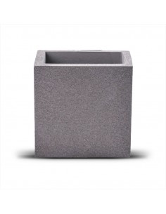 8693-Lampada LED da Muro Quadrata G Max  in Cemento Colore Grigio Chiaro IP-1