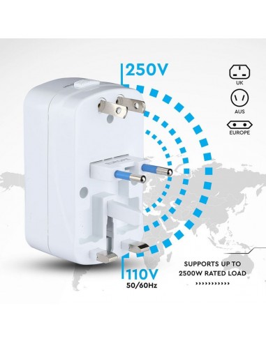 8704-Adattatore Singolo con Presa Universale-5