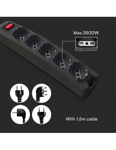 87121-Multipresa con Cavo -5