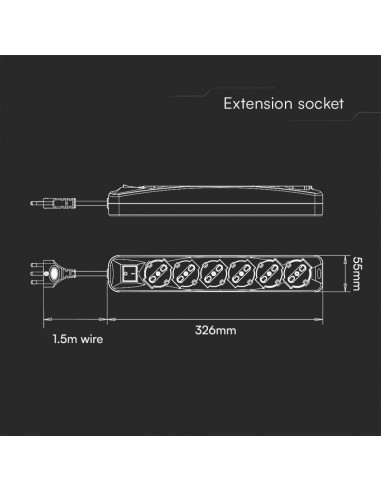 87131-Multipresa con Cavo -2