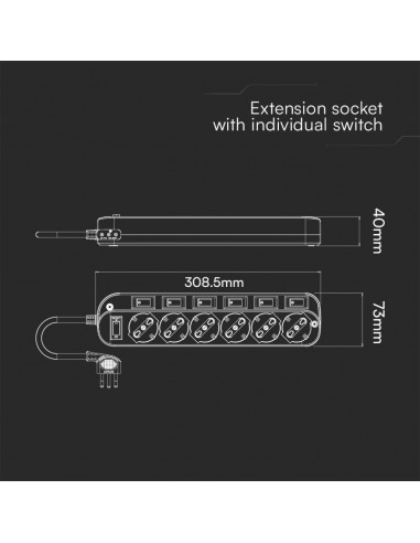 87391-Multipresa con Cavo -3