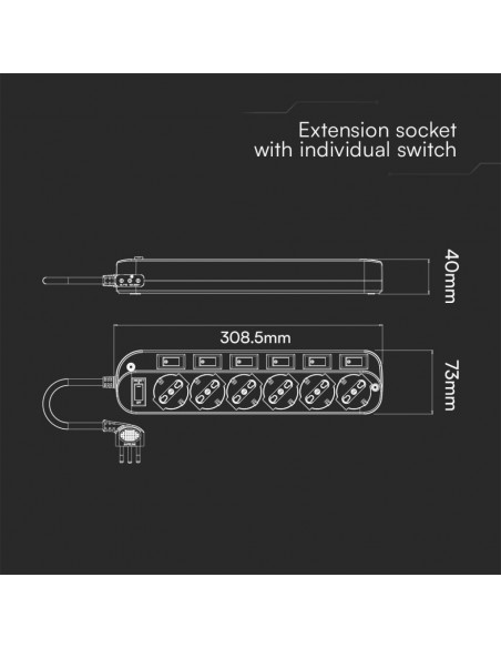 87391-Multipresa con Cavo -3