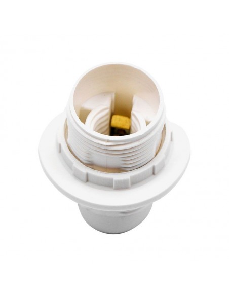 8751-Portalampada Attacco E Colore Bianco-1