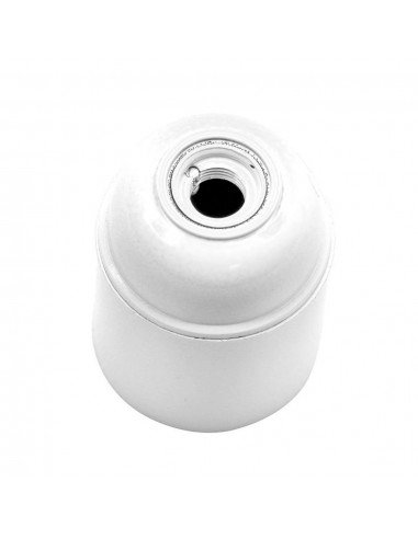 8752-Portalampada in Bachelite Attacco E Colore Bianco-2