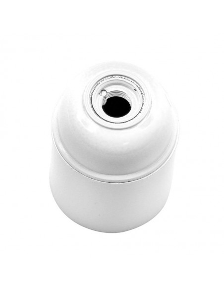8752-Portalampada in Bachelite Attacco E Colore Bianco-2
