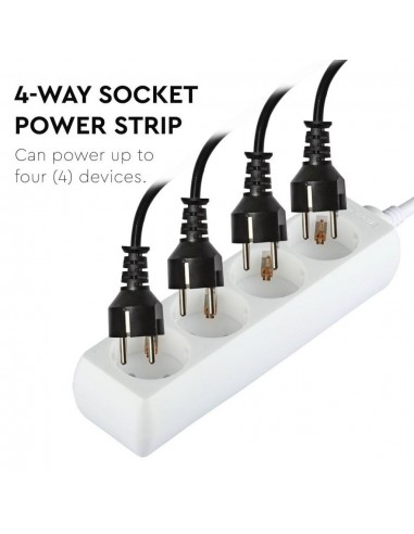 8757-Multipresa con Cavo m e x Prese Schuko A-3