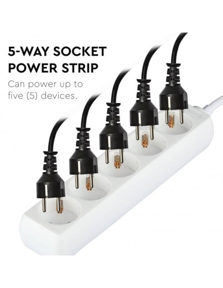 8759-Multipresa con Cavo m e x Prese Schuko A-3