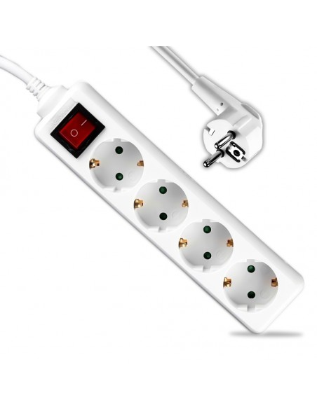 8765-Multipresa con Cavo m e x Prese Schuko A-1