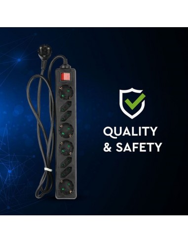 Multipresa con Cavo 1,5m e 8x Prese...