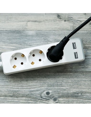 8775-Multipresa con Cavo m e x Prese Schuko A-3