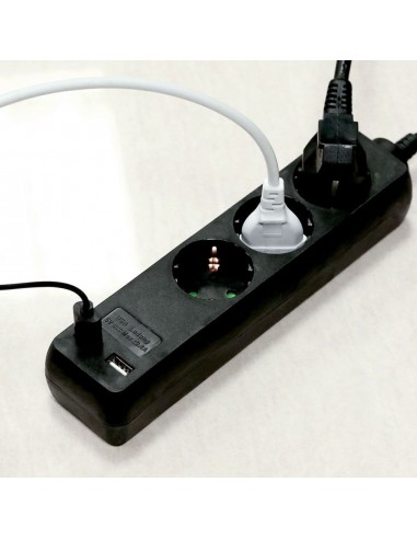 8777-Multipresa con Cavo m e x Prese Schuko A-3