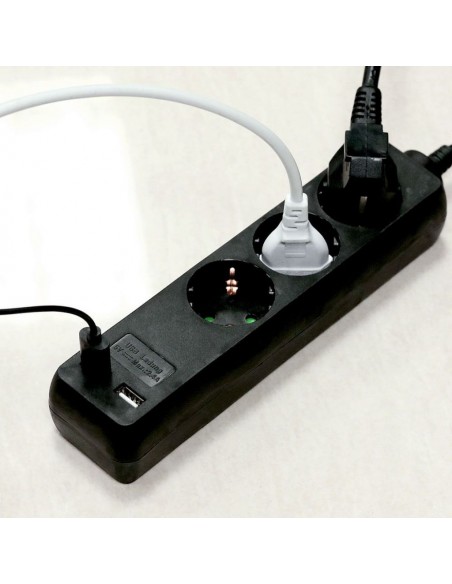 8777-Multipresa con Cavo m e x Prese Schuko A-3