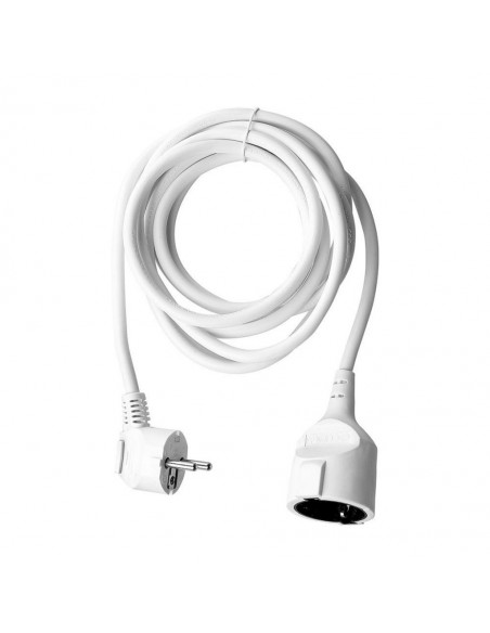 8778-lunga Cavo m con Spina Schuko A e Presa Schuko A Colore Bianco-4