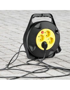 8781-lunga Avvolgicavo m con x Prese Schuko A-1 2