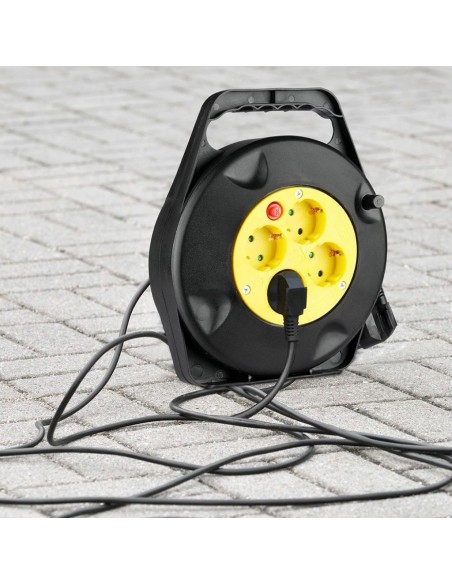 8781-lunga Avvolgicavo m con x Prese Schuko A-2