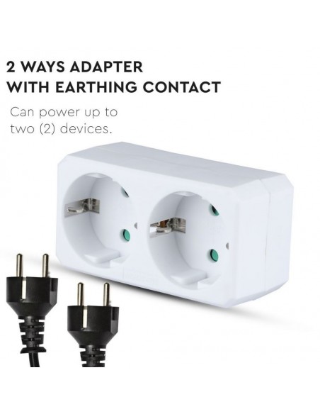 8783-Adattatore Multipresa con x Prese Schuko /-4