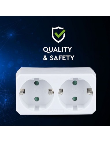 8783-Adattatore Multipresa con x Prese Schuko /-7