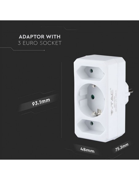 8784-Adattatore Multipresa con x Prese EU Plug A-2