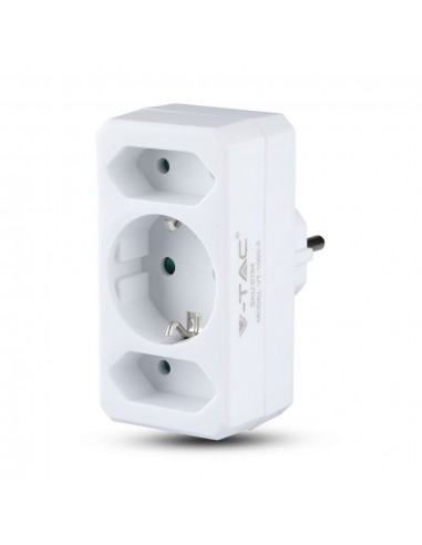 Adattatore Multipresa con 2x Prese EU...