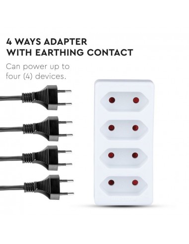 8785-Adattatore Multipresa con x Prese EU Plug A-3