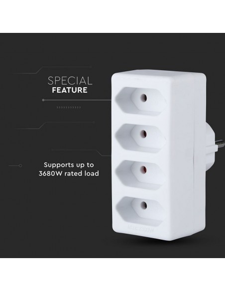 8785-Adattatore Multipresa con x Prese EU Plug A-5
