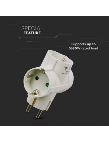 8786-Adattatore Multipresa con x Prese Schuko/EU Plug A-4