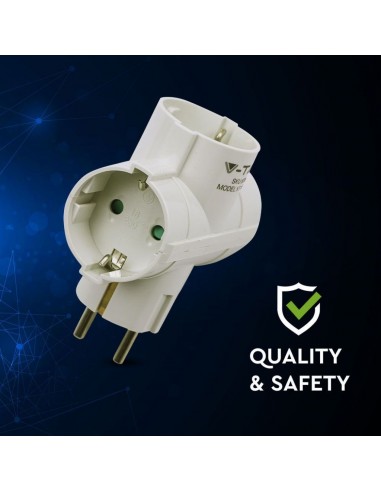 8786-Adattatore Multipresa con x Prese Schuko/EU Plug A-5
