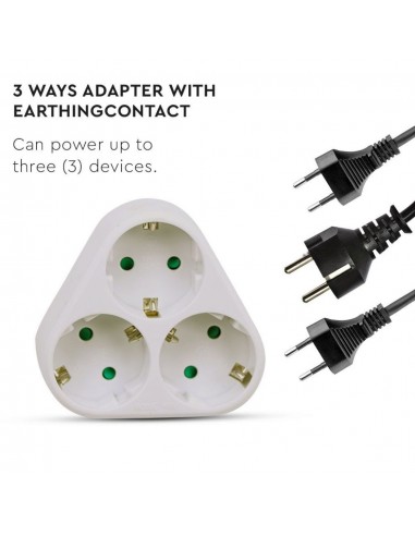 8787-Adattatore Multipresa con x Prese Schuko /A-3