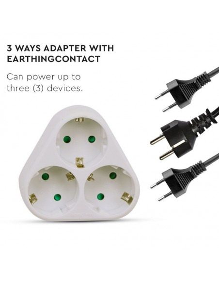 8787-Adattatore Multipresa con x Prese Schuko /A-3