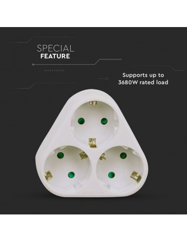 8787-Adattatore Multipresa con x Prese Schuko /A-5