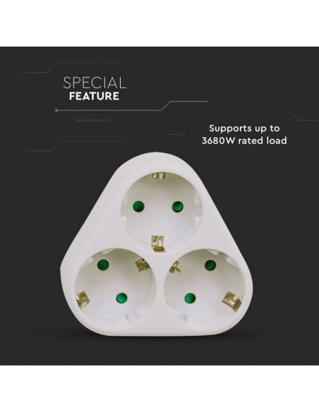 8787-Adattatore Multipresa con x Prese Schuko /A-5