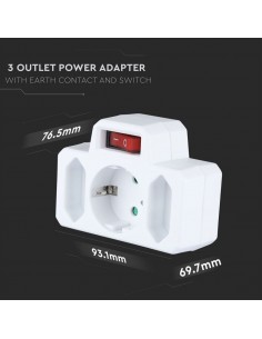 8788-Adattatore Multipresa con x Prese EU Plug A-1 2