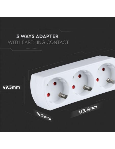 8789-Adattatore Multipresa con x Prese Schuko /A-2