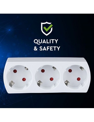 8789-Adattatore Multipresa con x Prese Schuko /A-6