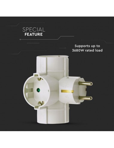 8790-Adattatore Multipresa con x Prese Schuko /A-4