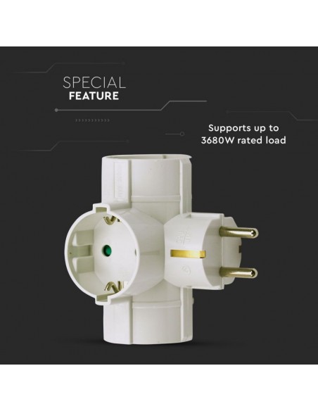 8790-Adattatore Multipresa con x Prese Schuko /A-4