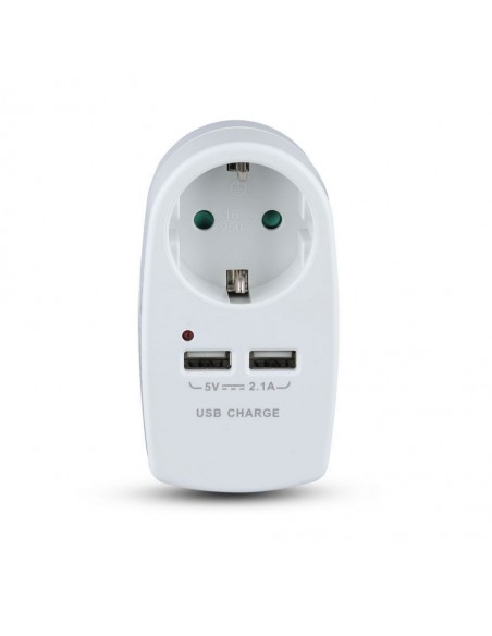 8795-Adattatore Multipresa con Presa Bipasso/Schuko A-1