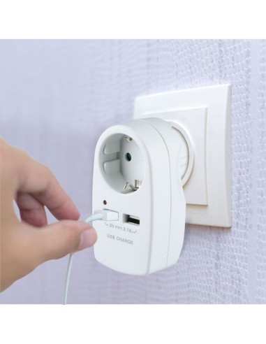 8795-Adattatore Multipresa con Presa Bipasso/Schuko A-6