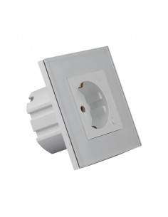 8798-Presa Wifi EU da Muro Compatibile ad Amazon Alexa Google Home e Nest Colore Bianco-1