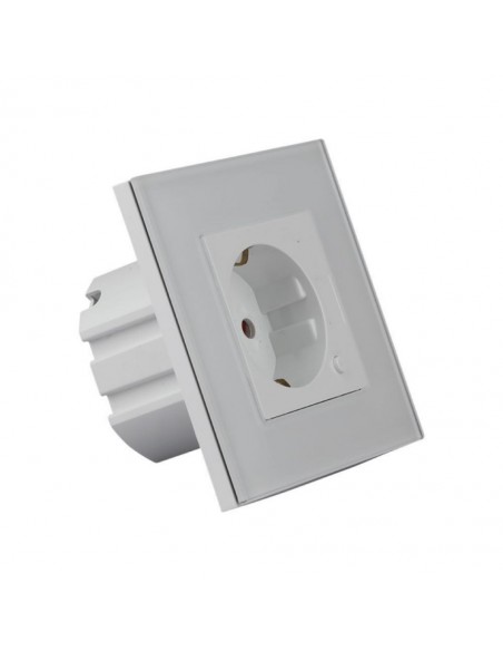 8798-Presa Wifi EU da Muro Compatibile ad Amazon Alexa Google Home e Nest Colore Bianco-1