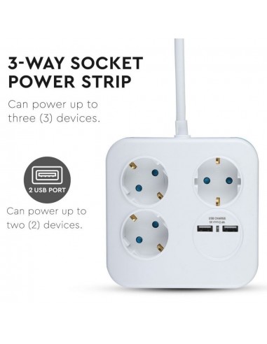 8799-Multipresa Quadra con Cavo -3