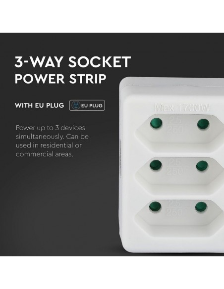 8802-Adattatore Multipresa con x Prese EU Plug A-4