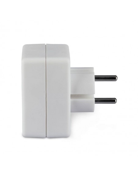 Adattatore Multipresa con 3x Prese EU Plug 2.5A, Spina Schuko Bianco