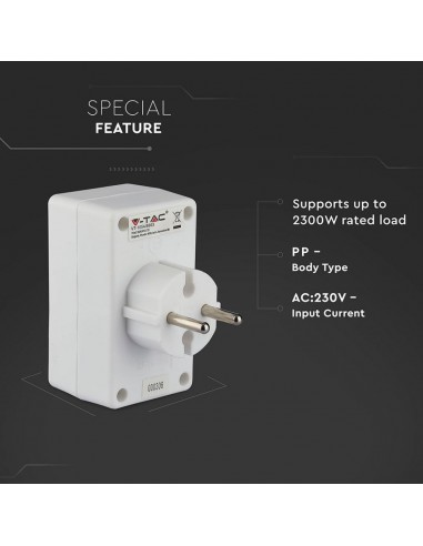 8803-Adattatore Multipresa con x Prese EU Plug A-3